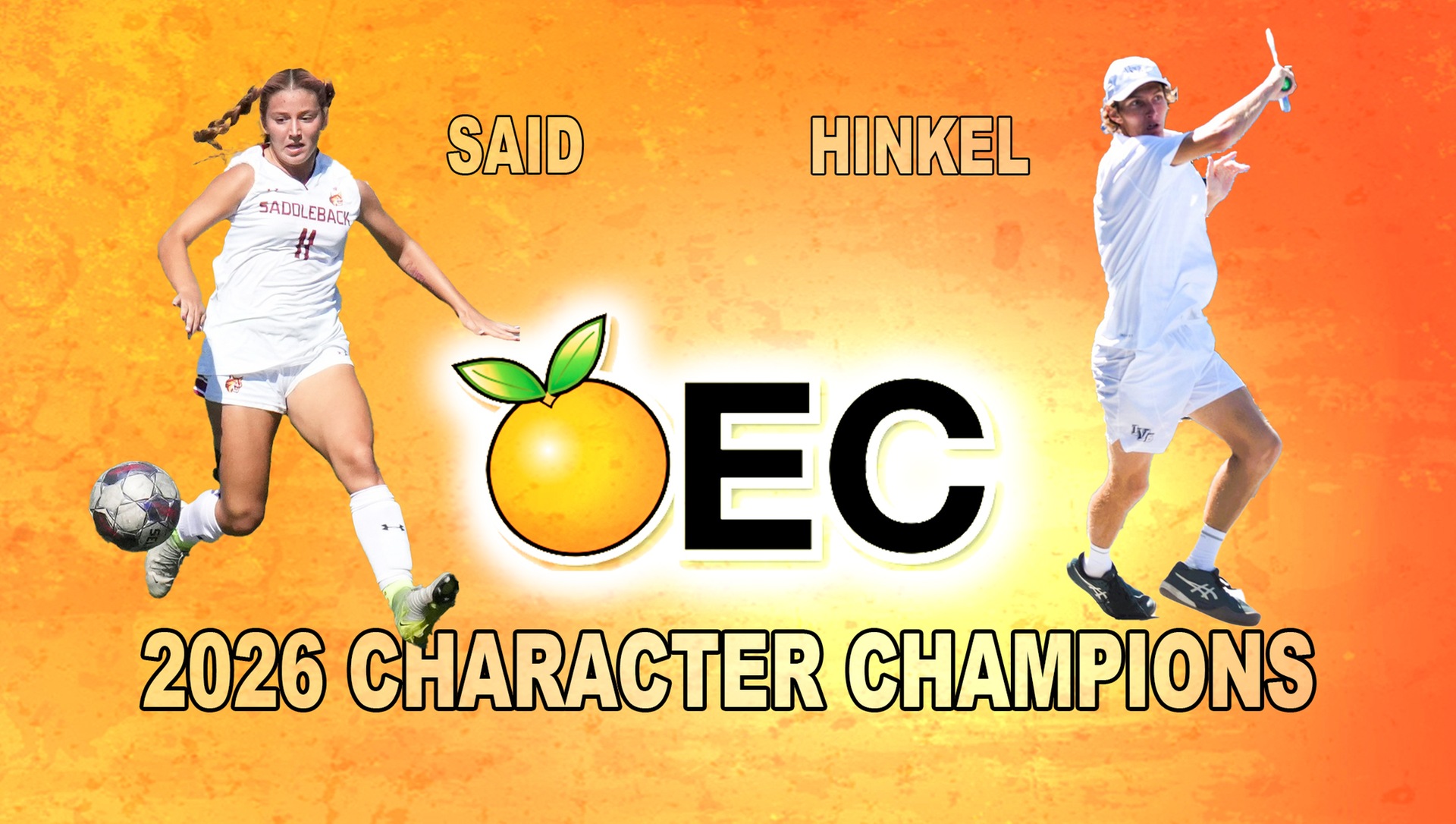 Said and Hinkel earn OEC Character Champion Awards