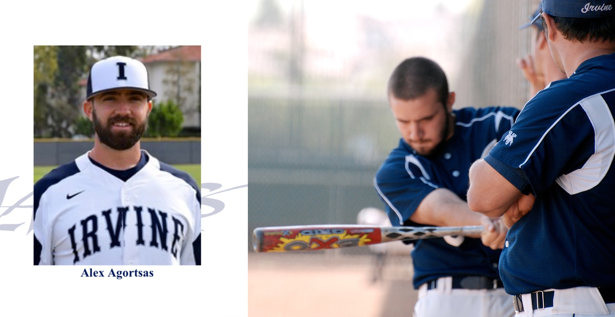 Baseball coach Alex Agortsas named IVC alumnus of the year