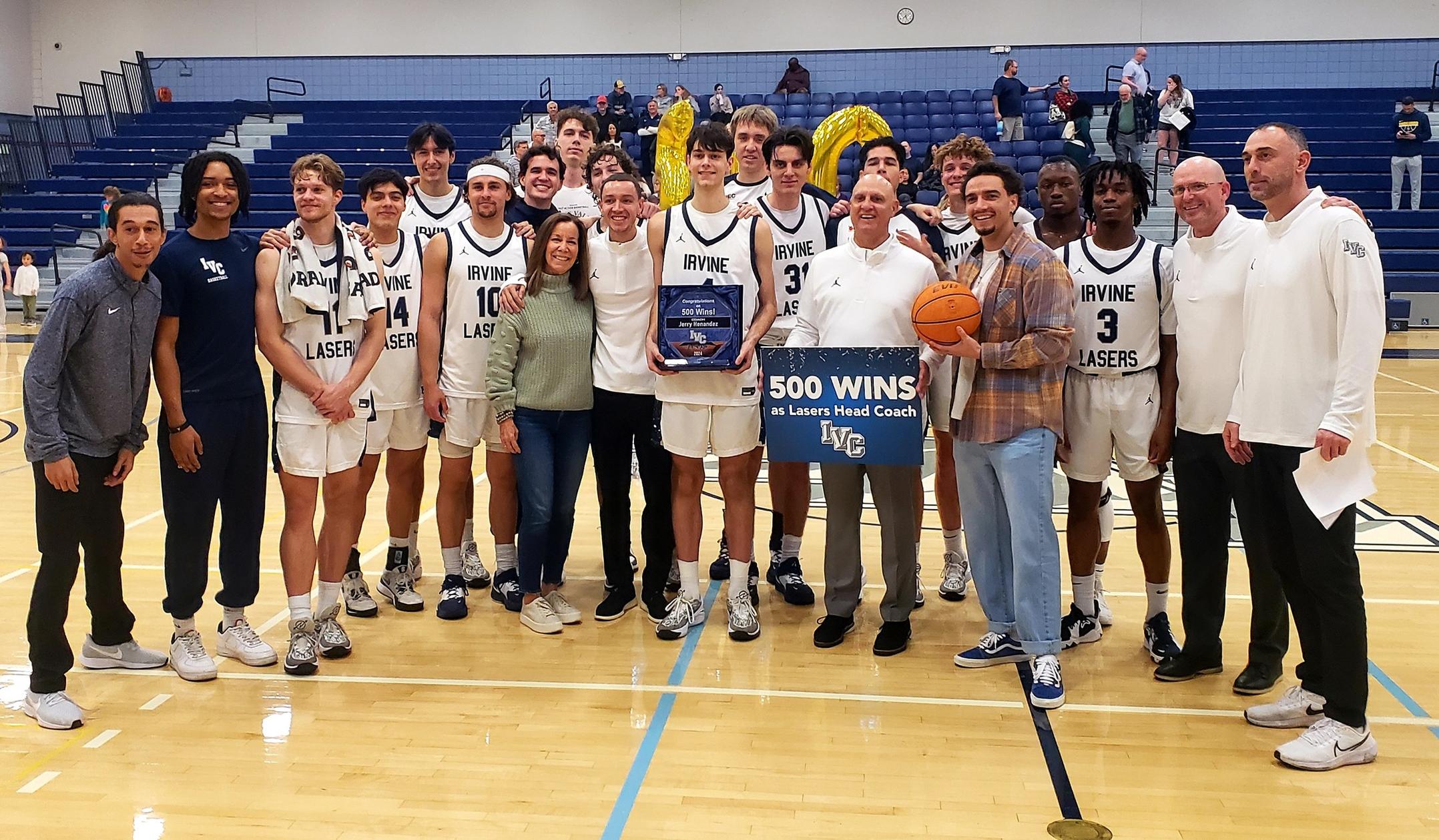 Legendary basketball coach Jerry Hernandez wins No. 500