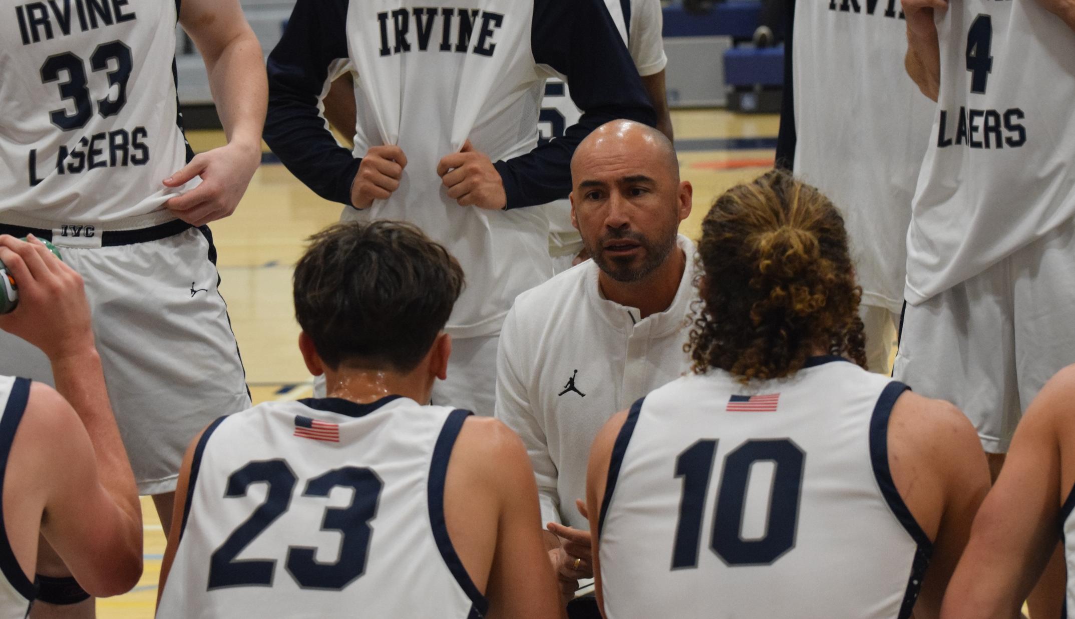 Men's basketball team tops LA Valley by seven on the road