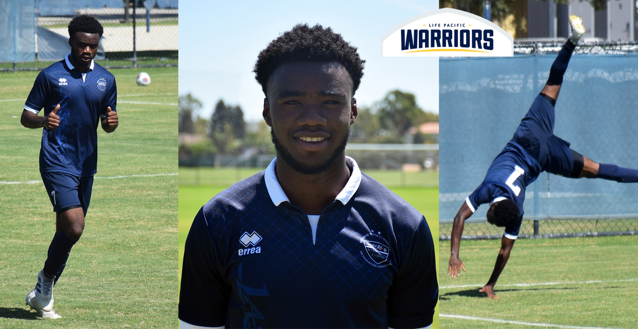 Men's soccer player Benji Asabi signs with Life Pacific