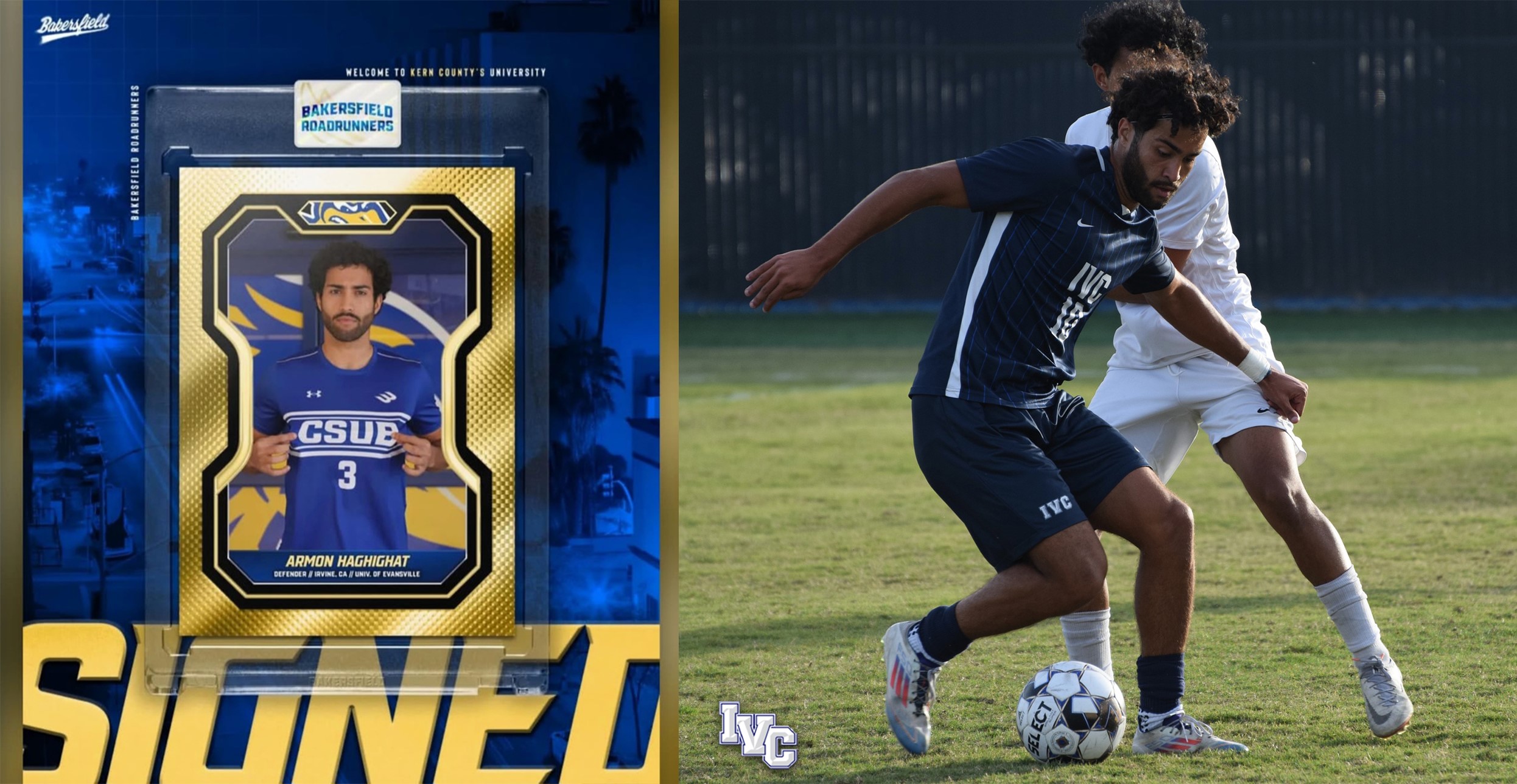 Star men's soccer player Armon Haghighat back to California