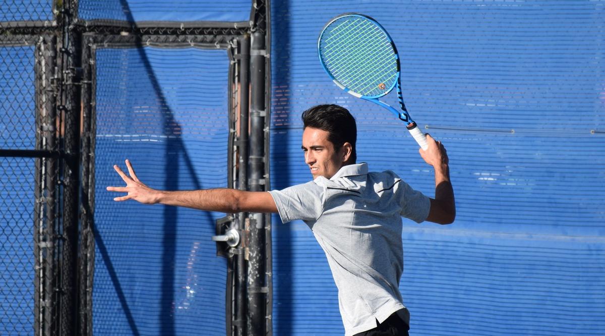 Men's tennis team has an easy time in 2020 season opener