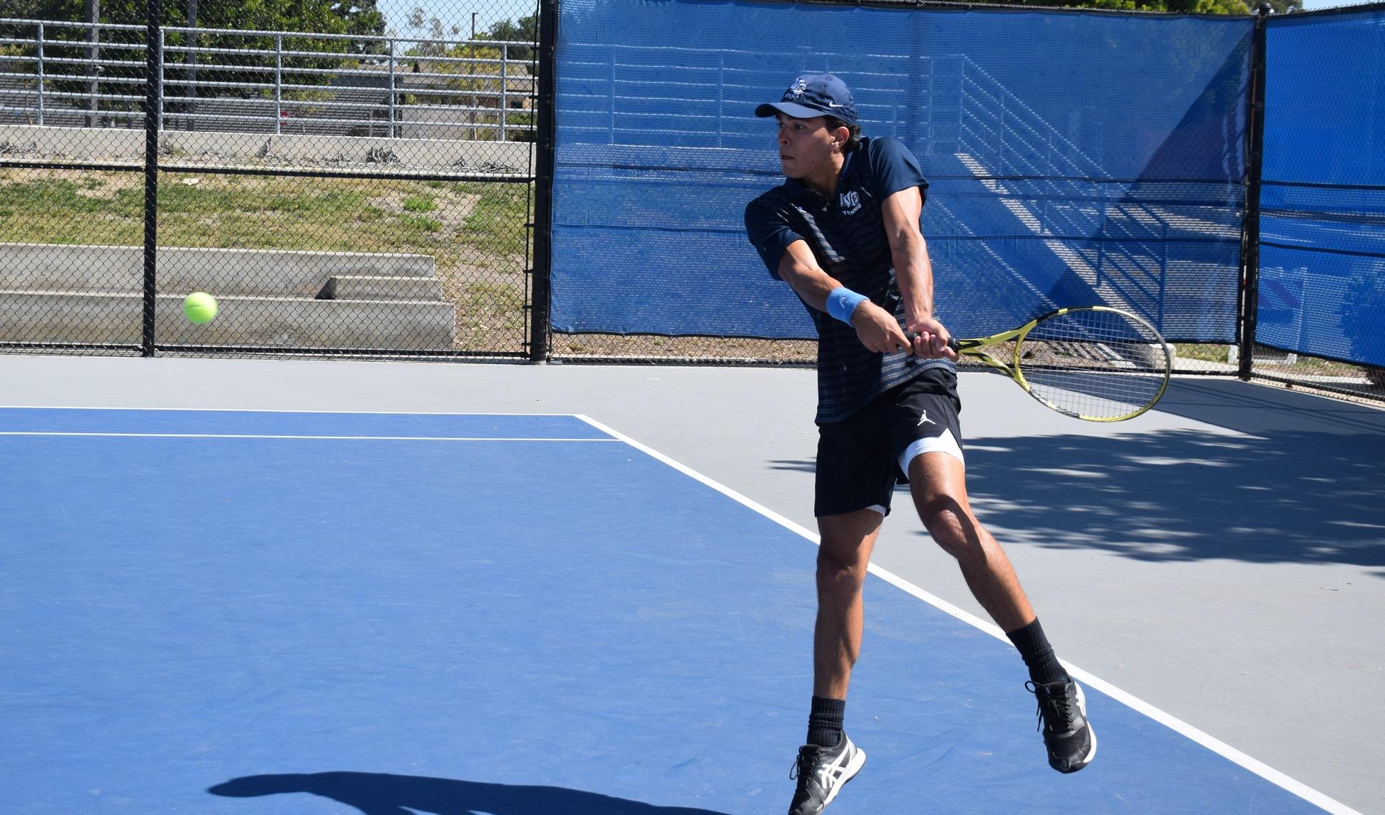 Men's tennis team makes short work of Santa Barbara City
