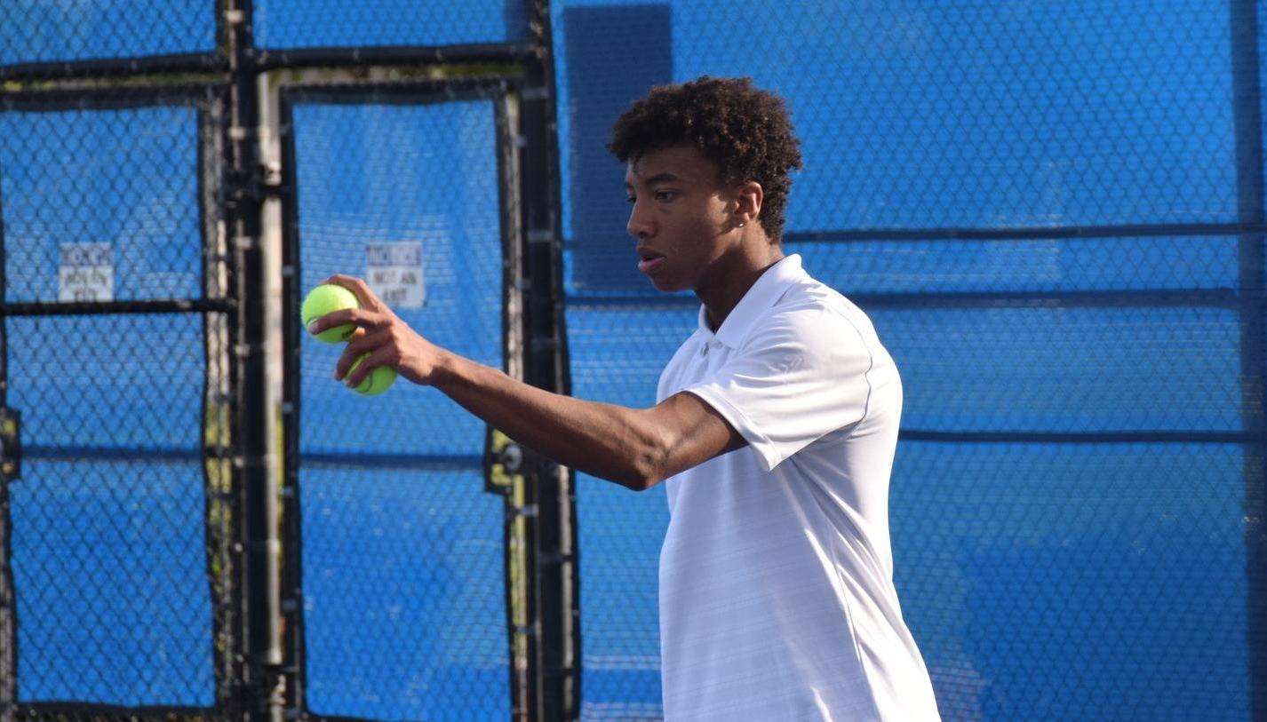 No. 1 men's tennis gallery vs. No. 2 Riverside (Feb. 24) at IVC