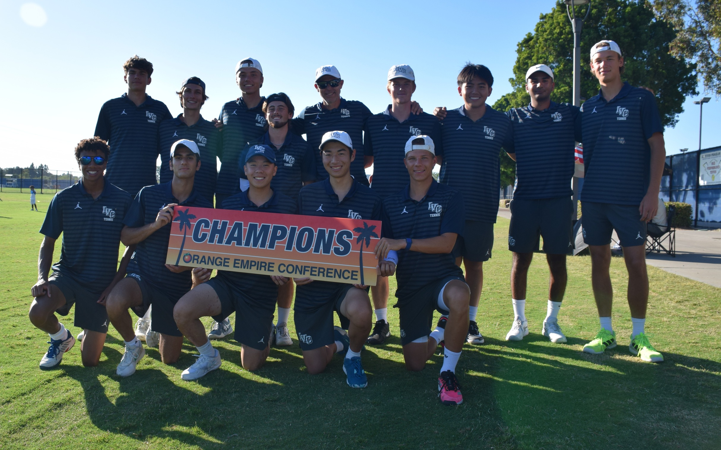 Men's tennis captures OEC championship with Fullerton sweep