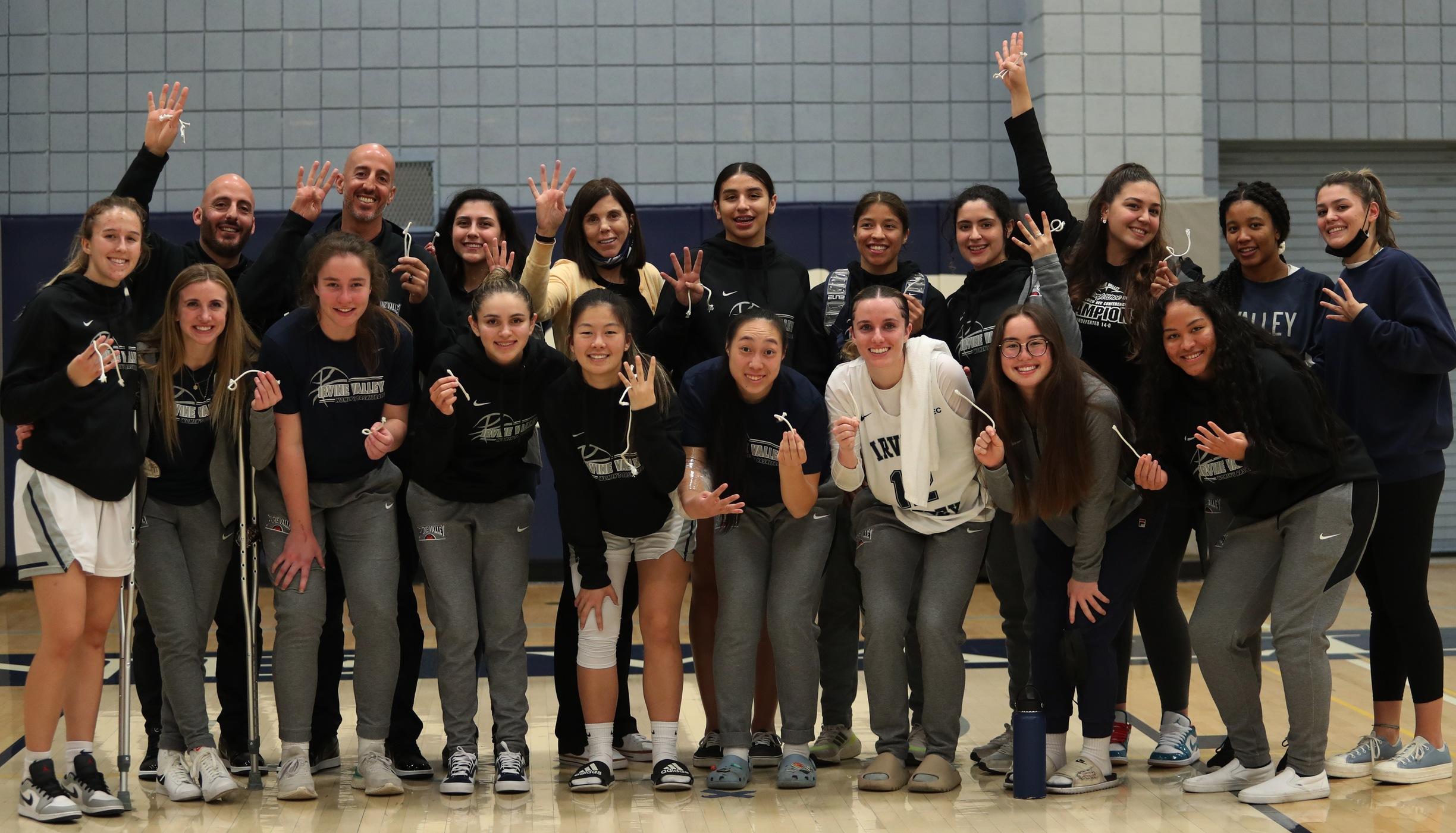 Women's basketball team captures fourth OEC title in a row