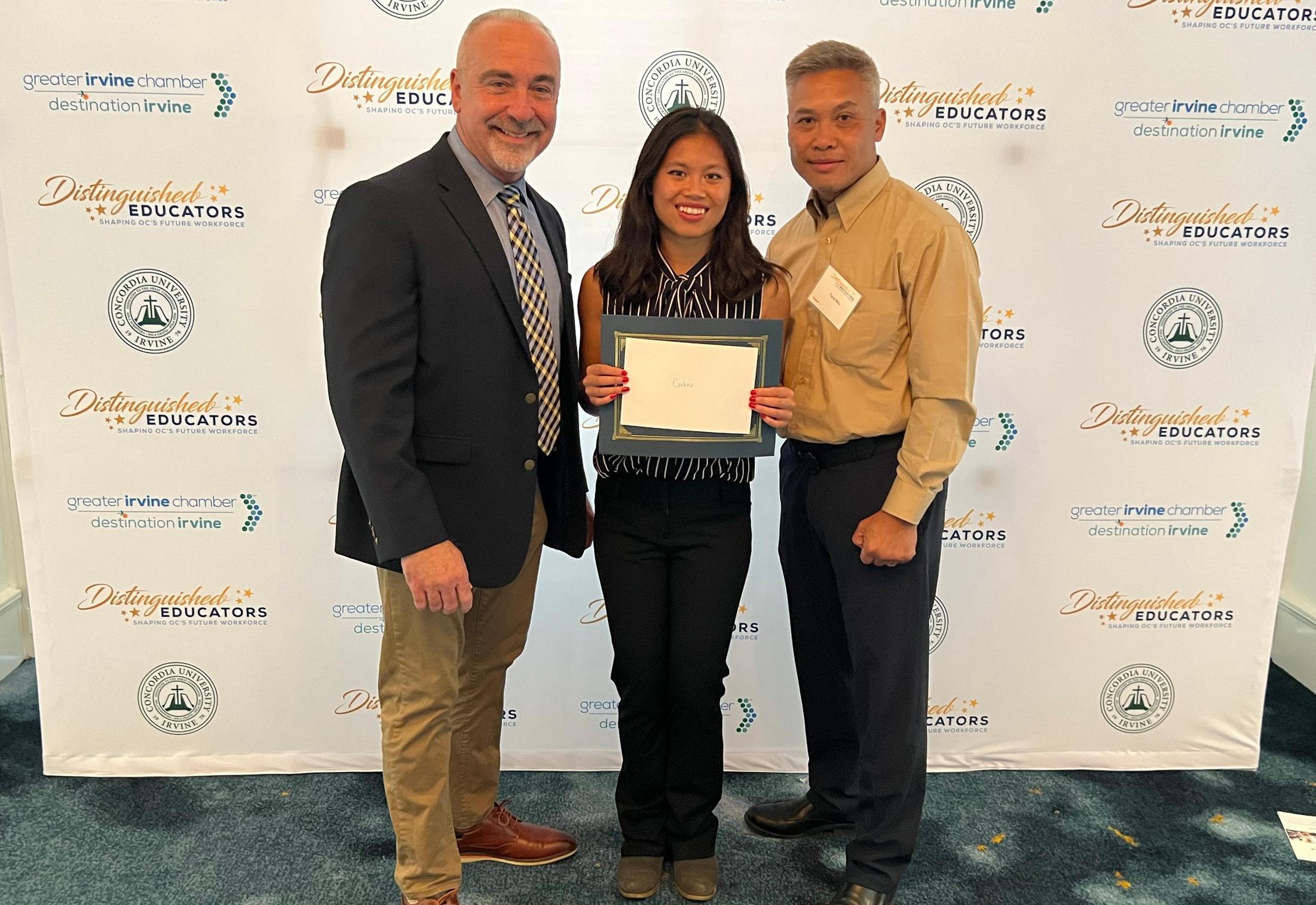 Soccer player Carlene Nhu honored with Colvin Scholarship
