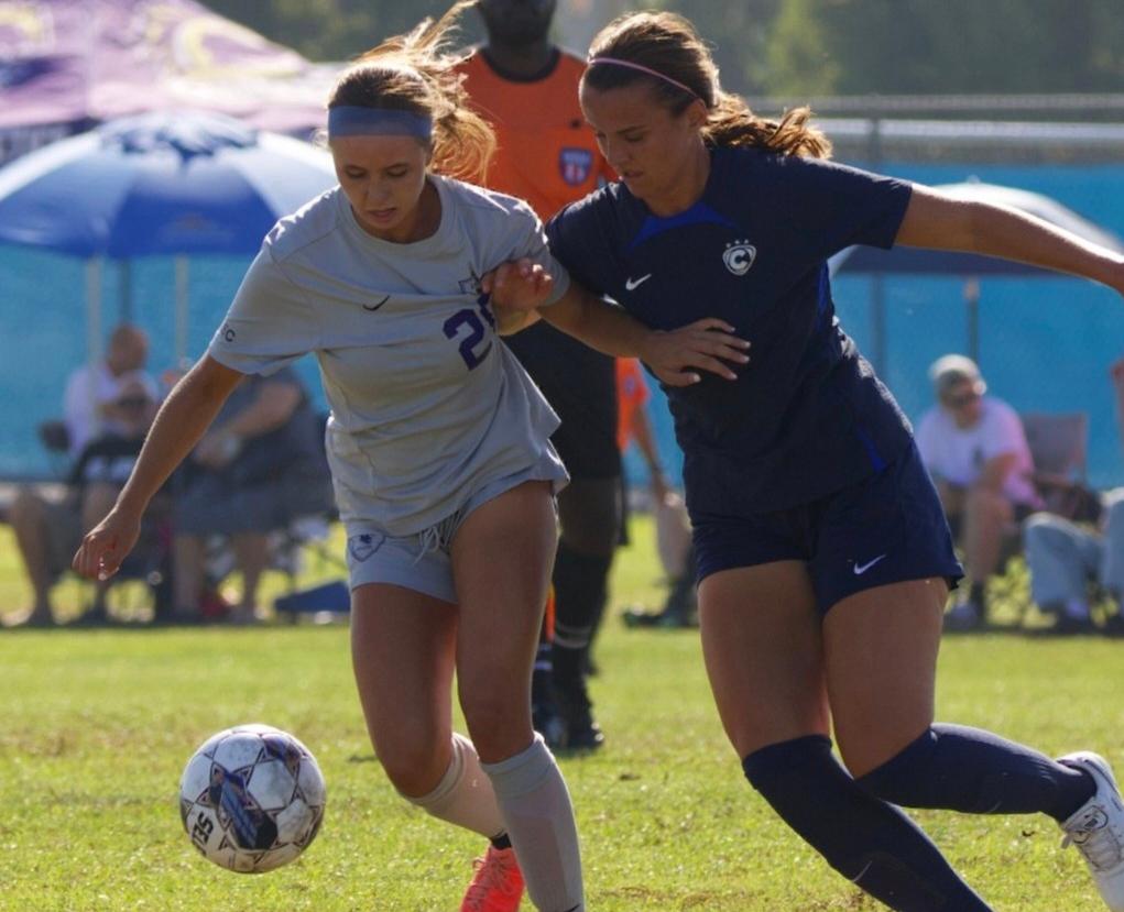 Women's soccer team battles with the No. 1 team in the state
