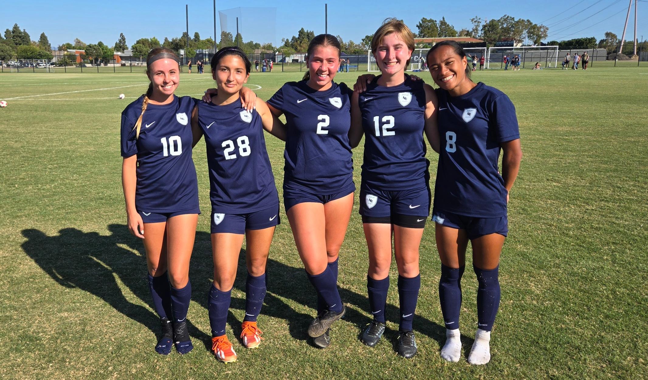 Women's soccer team wins big once again, scores eight goals