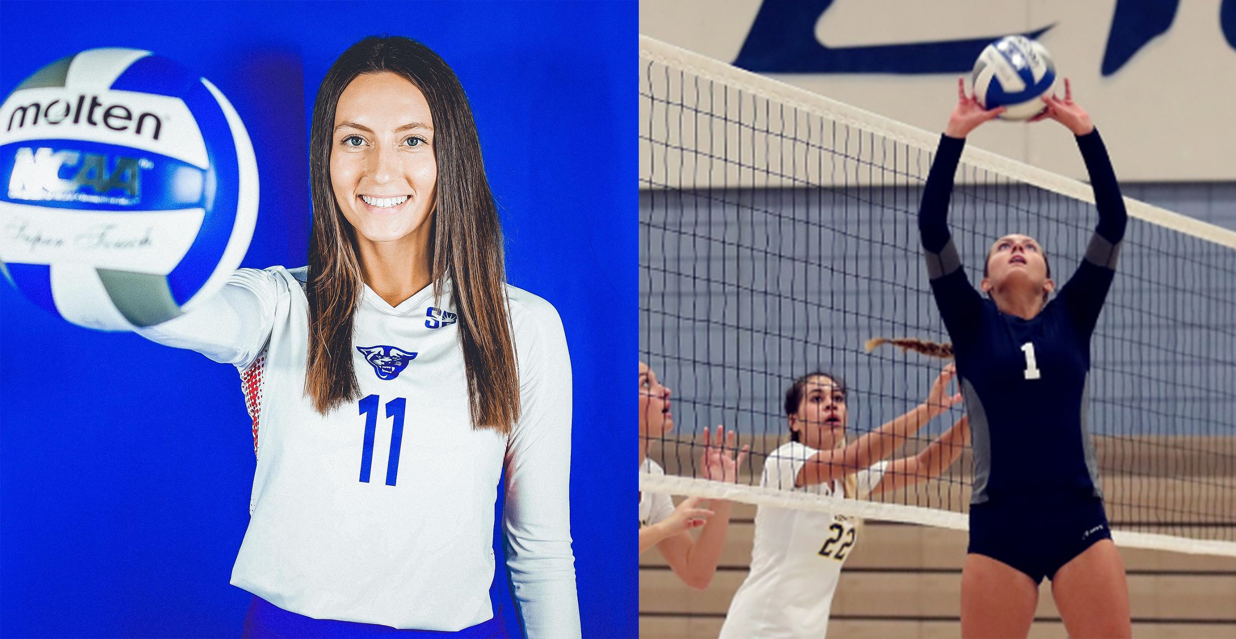 Volleyball Alumni Report: Truth Hafey stars all-around for GSU