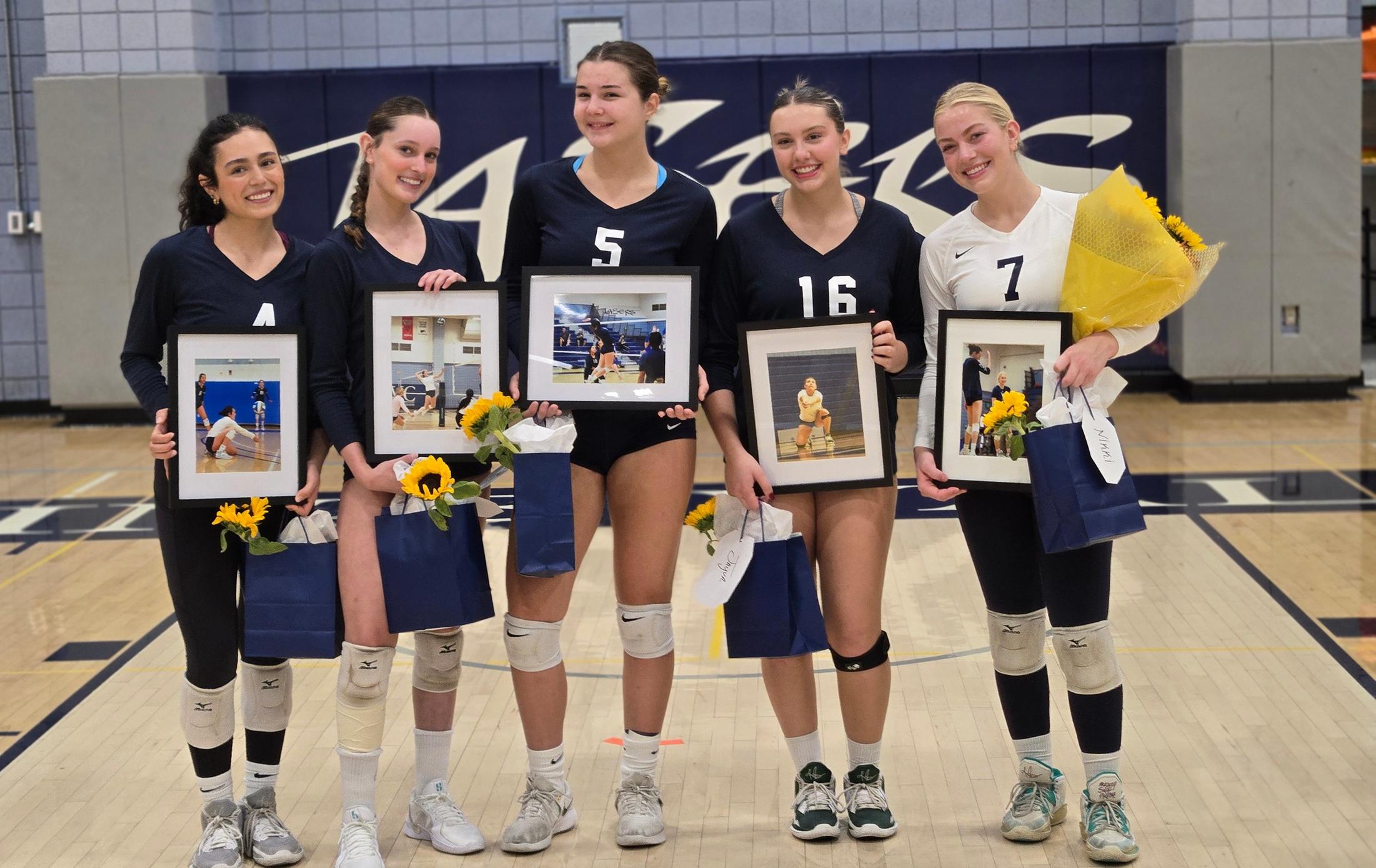 Women's volleyball team takes down Santiago Canyon in five